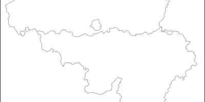 Kaart van België overzicht