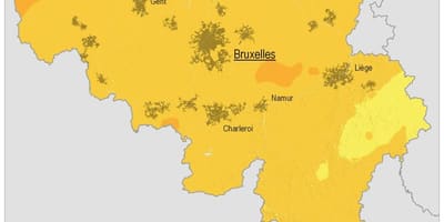 Kaart van België klimaat