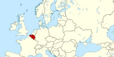 Kaart van België ligging