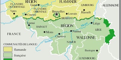 Franstalig België kaart bekijken